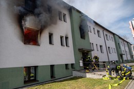 Tragický požár v domě s pečovatelskou službou v Petřvaldu, jeden muž zemřel