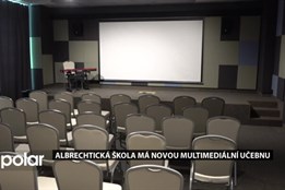 Albrechtická škola má novou multimediální učebnu