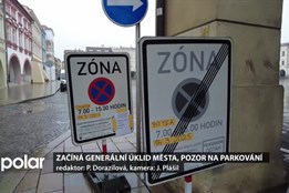 Začíná generální úklid města, pozor na dočasné zákazy parkování