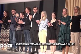 Absolventi i olympionici oslavili 40 let Sportovního gymnázia Dany a Emila Zátopkových v Ostravě