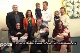 Stonava přivítala nové občánky, mezi nimi i dvojčata