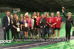 Turnaj v badmintonu potěšil aktivní seniory ve Frýdku-Místku