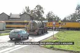 Začíná stavba, která zruší křížení cesty s kolejemi a odvede kamiony  z části Studénky