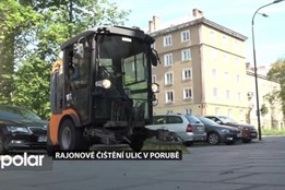 V Ostravě-Porubě začalo rajonové čištění komunikací. Na termín upozorňují značky
