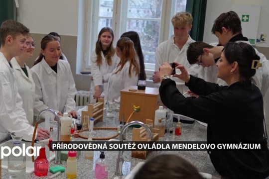 Mendelovo gymnázium v Opavě se stalo dějištěm krajského kola přírodovědné soutěže