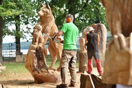 Dřevosochařské sympozium v ZOO Hluboká. Letos pod názvem Svět zvířat