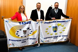 Jihočeský kraj má dvě Evropská města sportu 2025: Tábor a Jindřichův Hradec