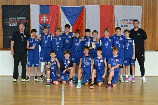 BK Lokomotiva Plzeň ovládla mezinárodní turnaj CEYBL v Brandýse nad Labem v kategorii U13